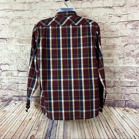 Levi Strauss Red Check Button Long Sleeve Shirt - Picture 6 of 12